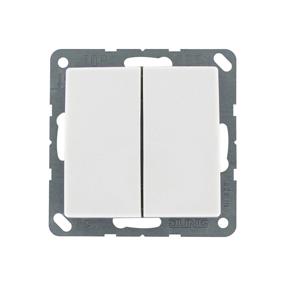 Jung AS500 serieschakelaar wit