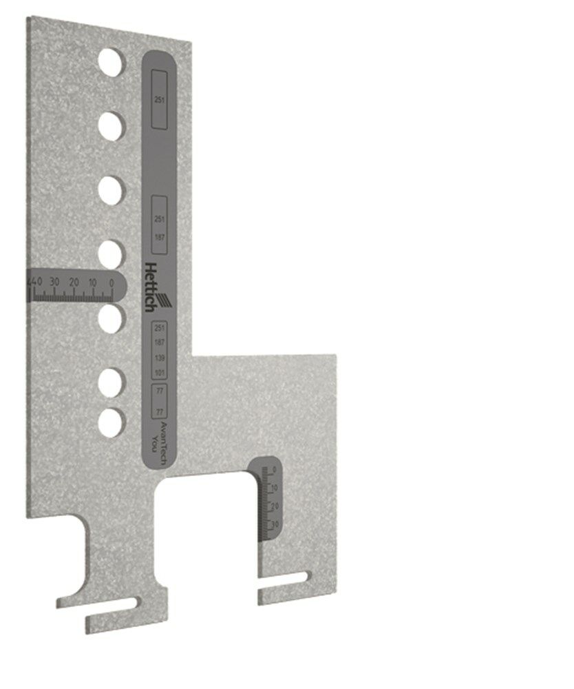 Boormal ALU Pratcica voor AvantechYou frontbevestiging