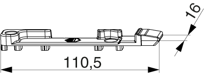 Valsluitplaat hout eurogroef 7/8x4 ls zilverl