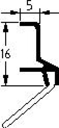 Dorpelstrip acryl. ads