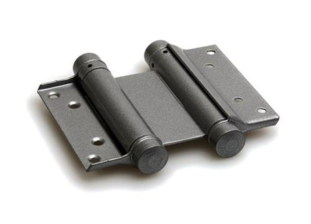BSW bommerscharnier dubbelwerkend grijs gelakt 175mm