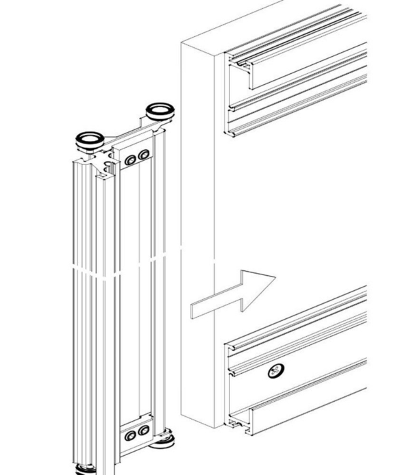 Hawa draai inschuifbeslag Concepta 30 max 30kg