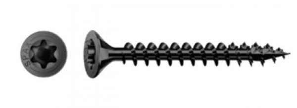 Spax T-star spaanplaatschroef 3.5x20mm vk Torx T20 zwart