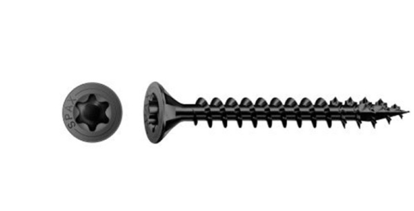 Spax T-star spaanplaatschroef 4.0x16mm vk Torx T20 zwart
