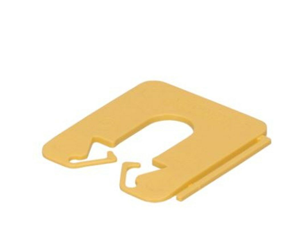 Milli-Max vulplaat 50x50x2mm geel (200st)