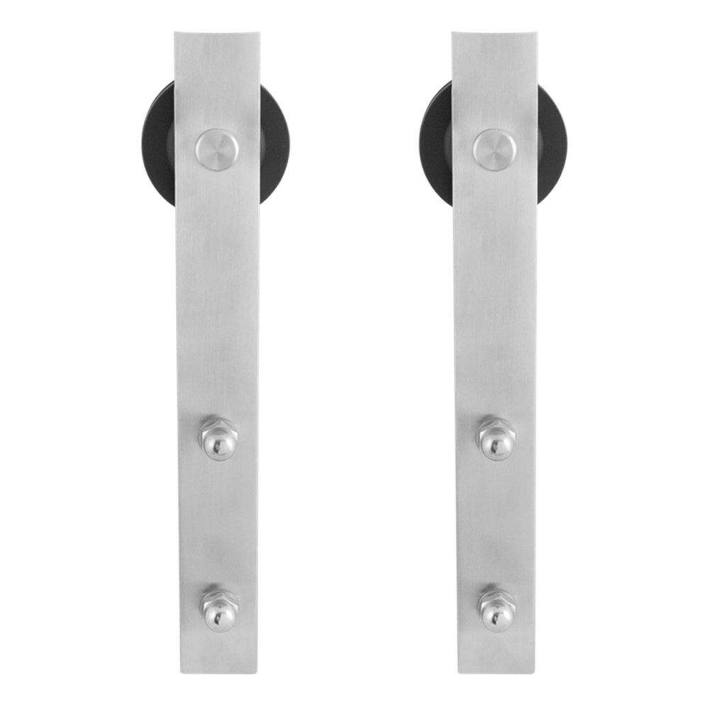 Schuifdeurhanger set Lanka RVS t.b.v. extra d