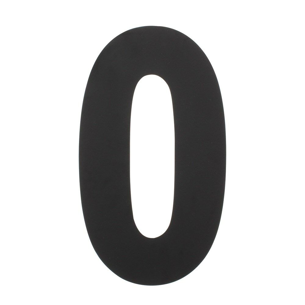 HUISNR 0 XXL HGT 50 CM RVS/M.ZW