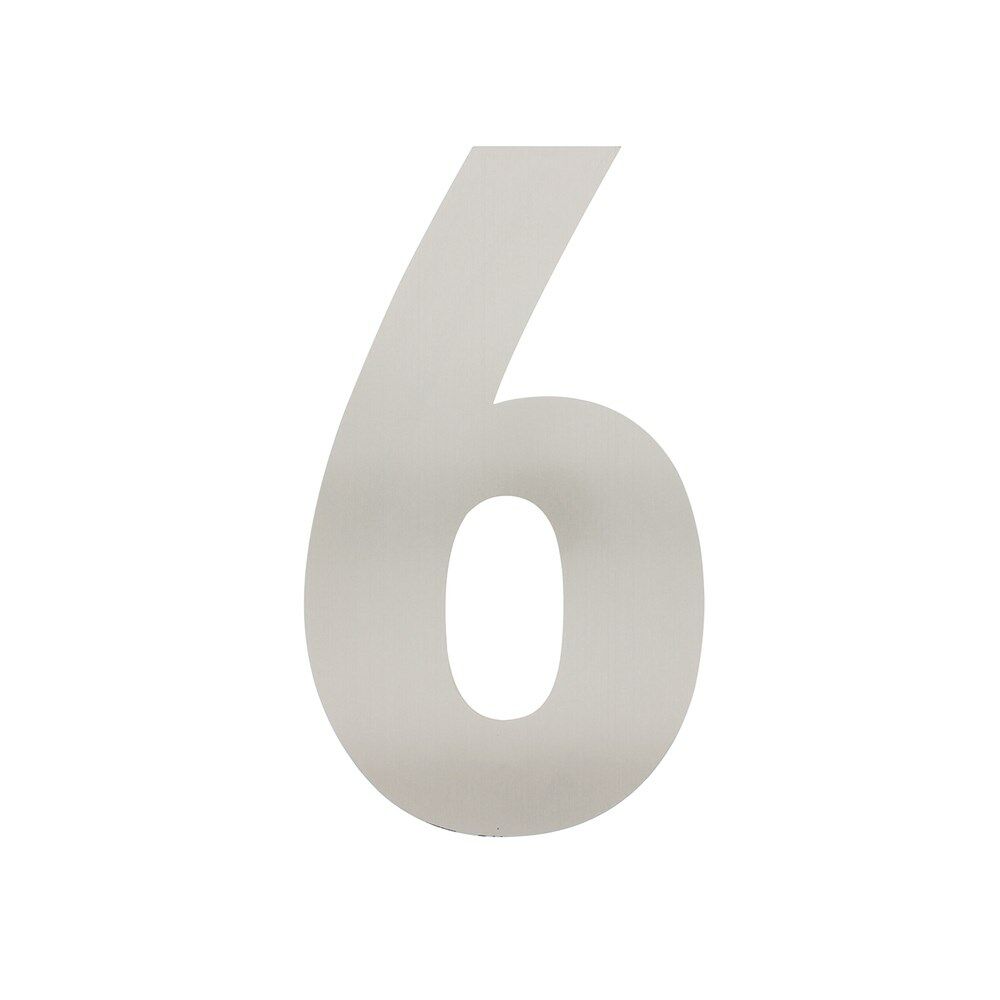 HUISNR 6 XL HGT 30 CM RVS GEB.