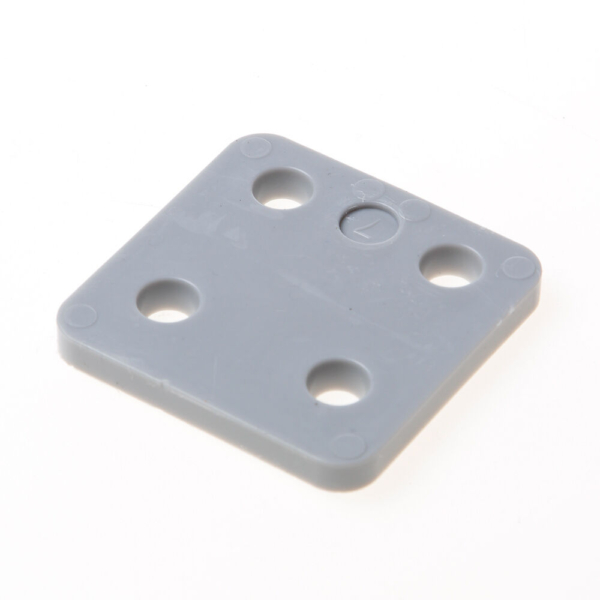 Stelplaat grijs 70x70x7 z.sl