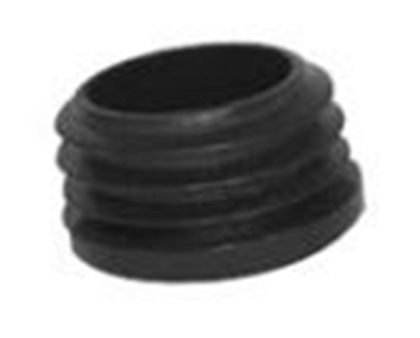 Insteekdop rond zwart 20x0.8x2.5mm