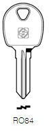 Silca cilindersleutel staal RO084