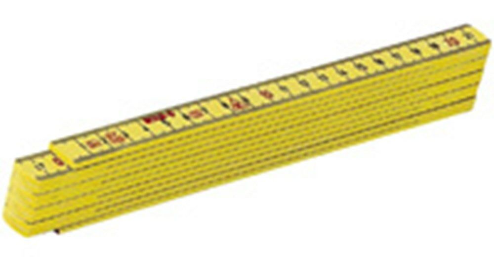 Duimstok Vola 5/P kunststof wit (2mtr)