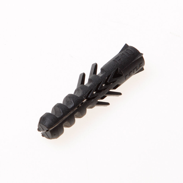 Plug 10mm l= 50 tbv inschroefpen Ø 8 zwart ru