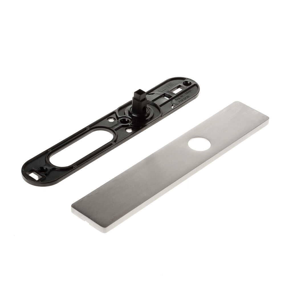 Langschild rechthoekig ASL rvsblind