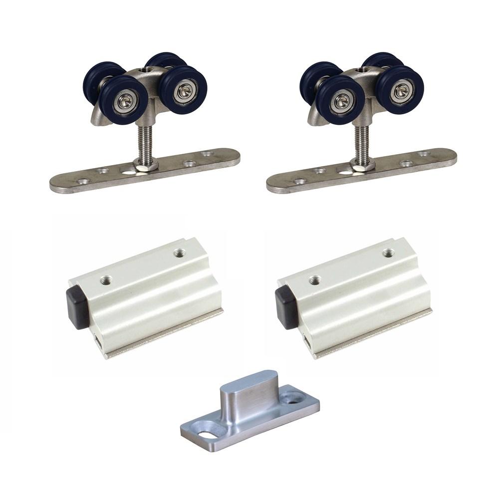 S180-Soltaire 180 deurpakket, 180kg. RVS met nylon wielen