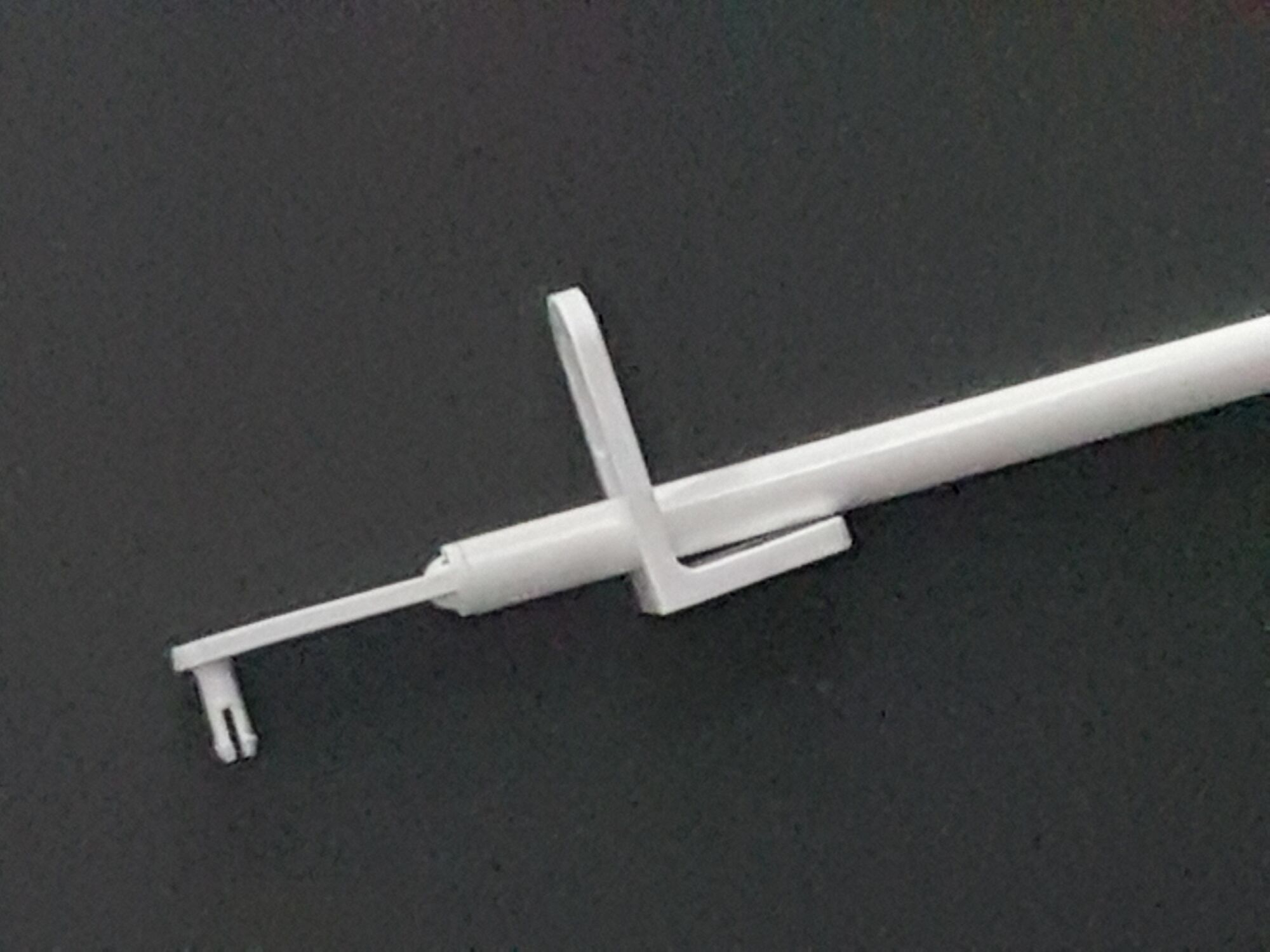 Bedieningstang Dagplaats. 750mm Ral9010