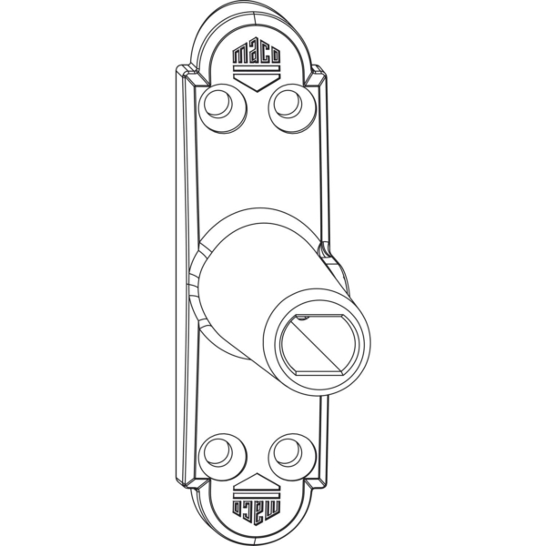 Duimplaat zwart 25/35