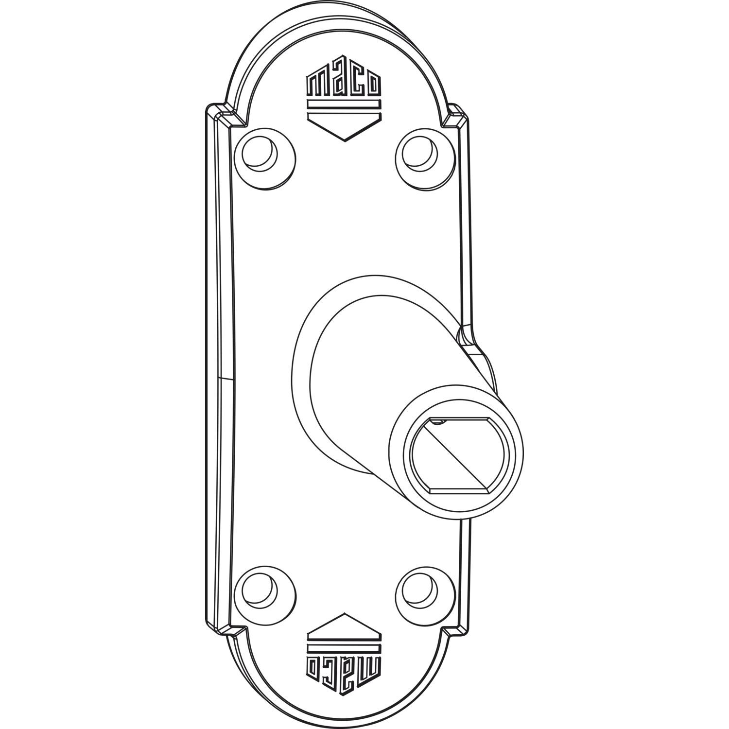 Duimplaat zwart 35/35