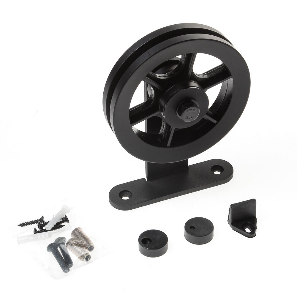 Schuifdeurhanger set Suuri zwart t.b.v. extra