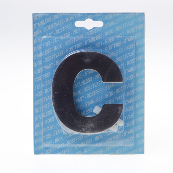 Huisletter rvs 93mm c