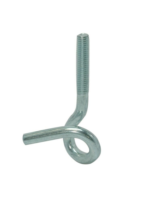 Krulhaak metrisch draad 160x20 Ø10,7 EV