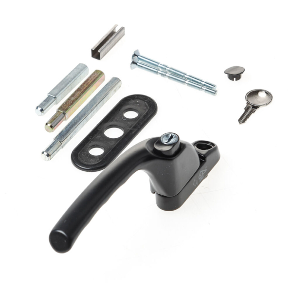 HaKo raamkruk Mundial zwart afsl.baar LH Ls