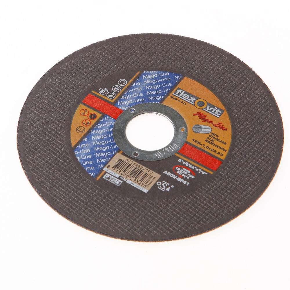 Doorslijpschijf inox 125x1.0x22.2-