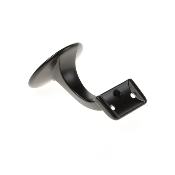 Leuninghouder vlak m8 zwart 3503-70.