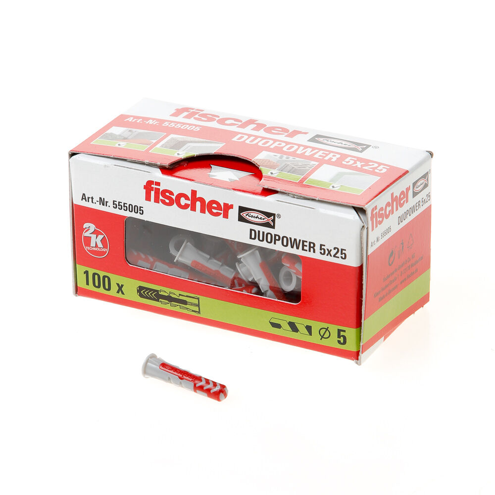 Fischer plug Duopower 5x25mm