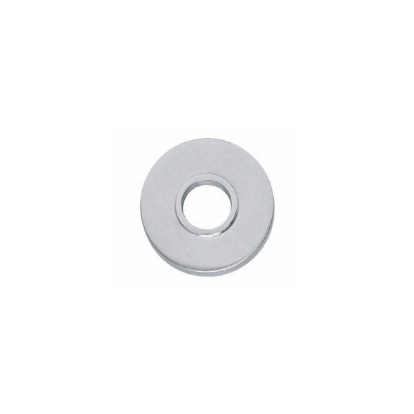 Rozetten messing verdekt ø50x8mm messing chroom mat