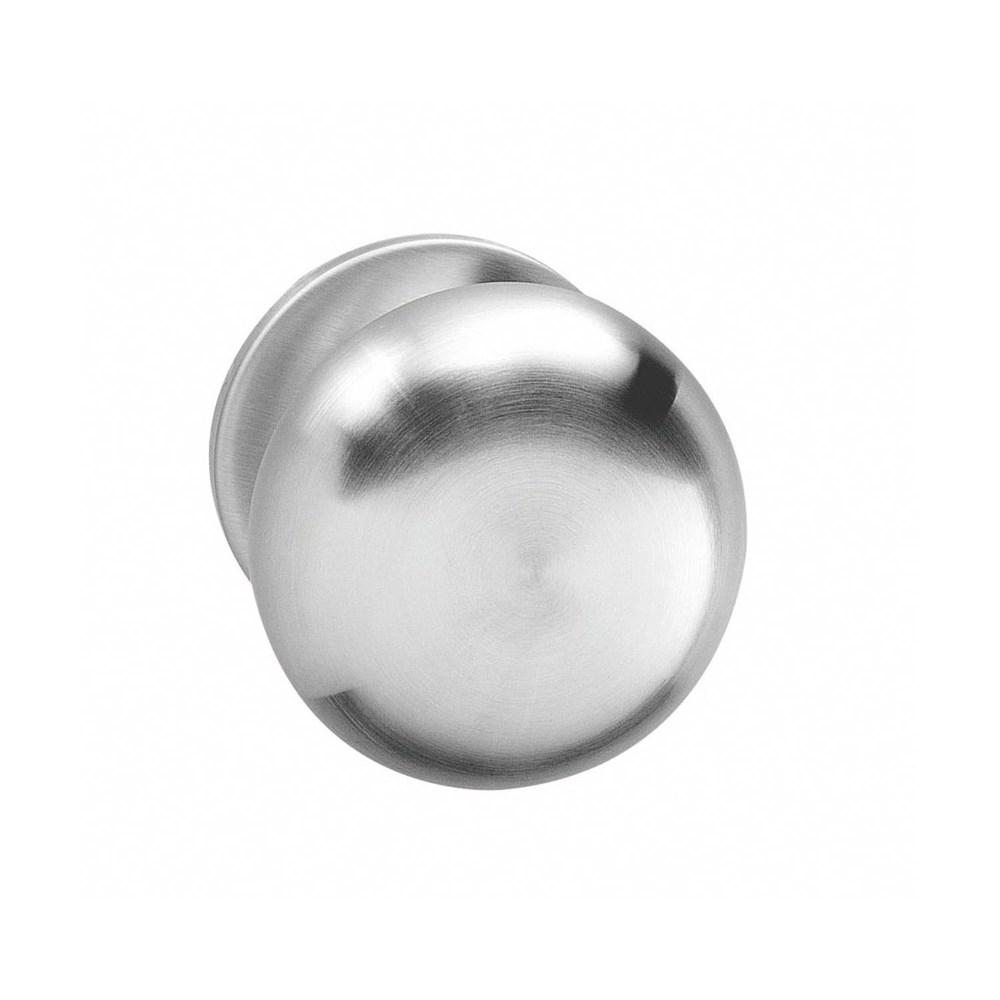 Knop Paddenstoel vast op rozet verdekt 4mm RVS