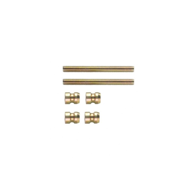 Paarsgewijze bevestiging universeel tbv RVS deurgreep deurdikte >60mm <80mm