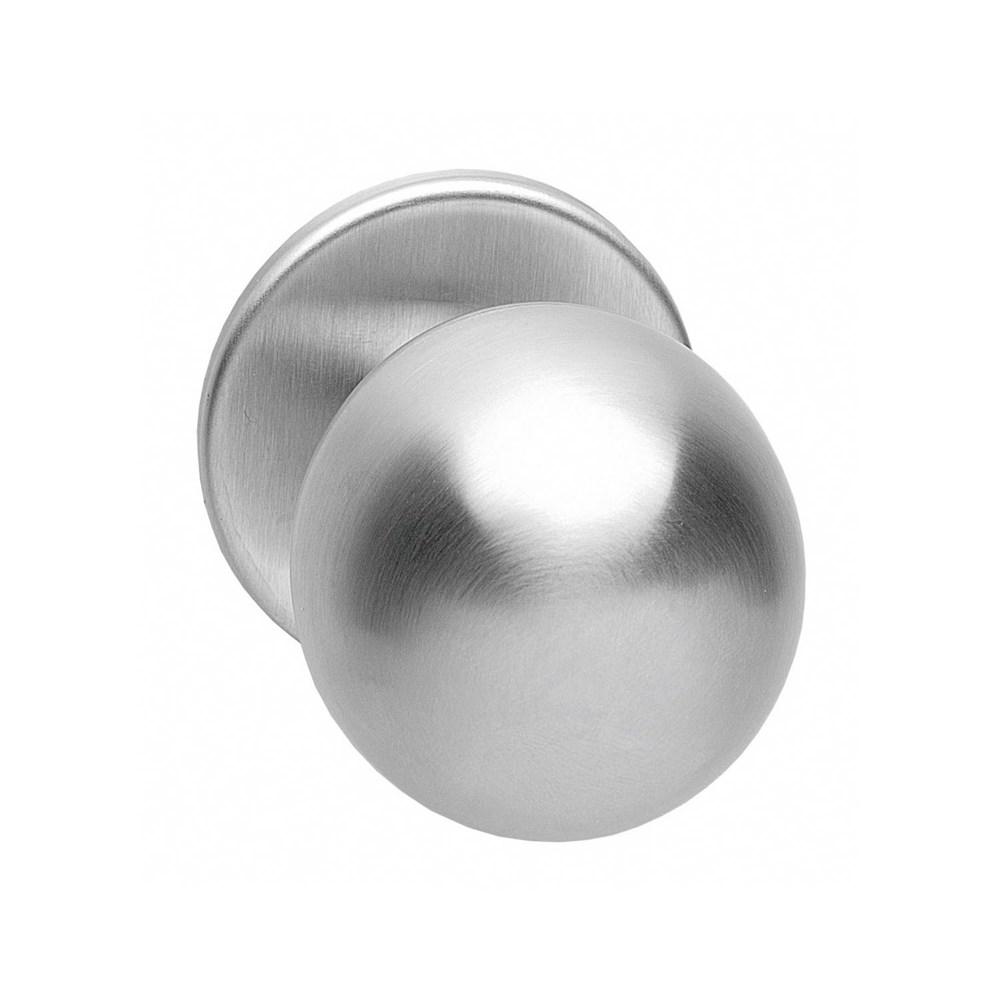 Knop bol vast op rozet 4mm verdekt RVS