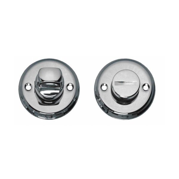 WC-sluiting 8mm ø50x5mm messing verchroomd