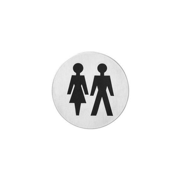 Pictogram dames- en herentoilet zelfklevend r