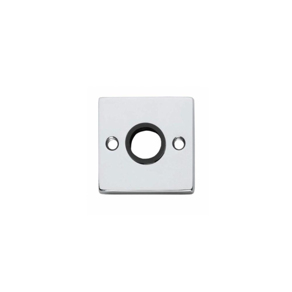 Rozetten met nokken vierkant 55x55x8mm messing verchroomd