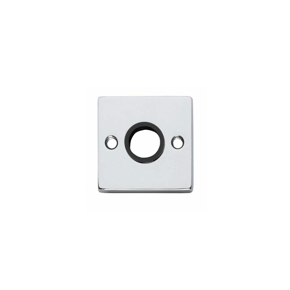 Rozetten met nokken vierkant 55x55x8mm messing verchroomd