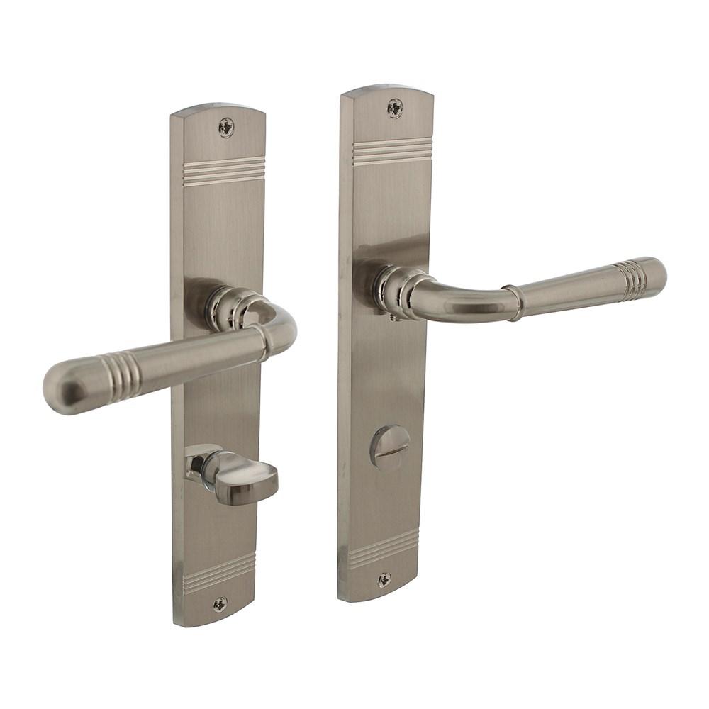 Deurkruk 1705 Emily op langschild WC78/8mm nikkel mat