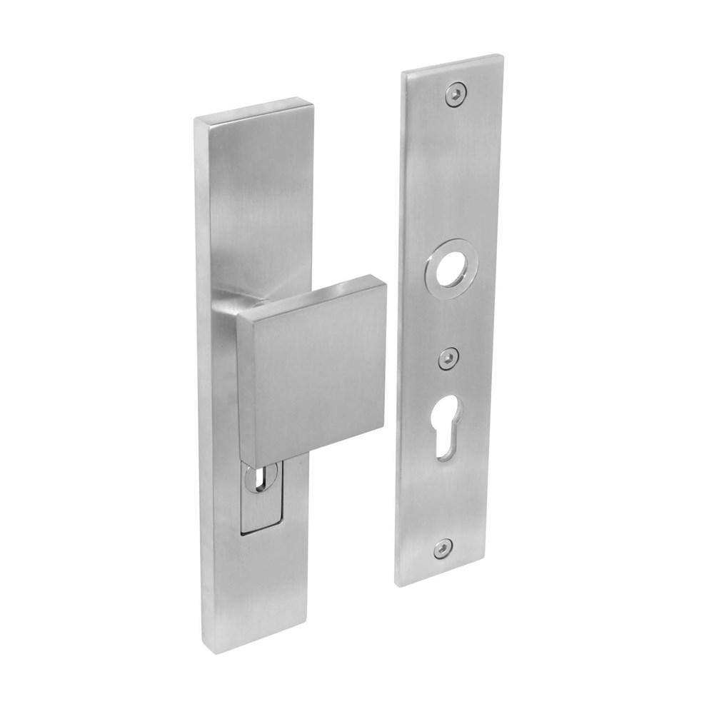 SKG3 Veiligheid-schilden rechthoekig duwer/geen kruk profielcilindergat 72mm met kerntrek beveiligin