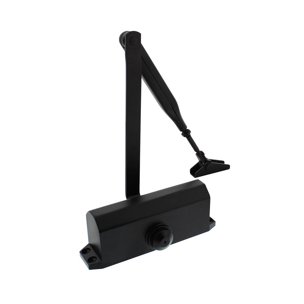 Deurdranger m/schaararm, 122, , 2-4 zwart