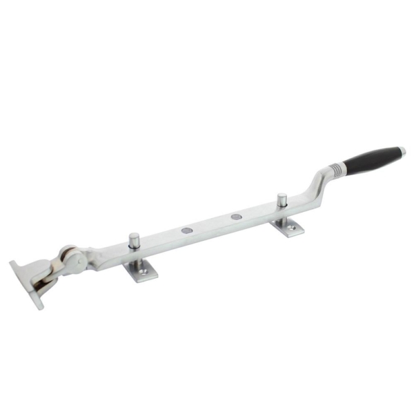 Raamuitzetter Ton met stelpennen, chroom mat / ebbenhout