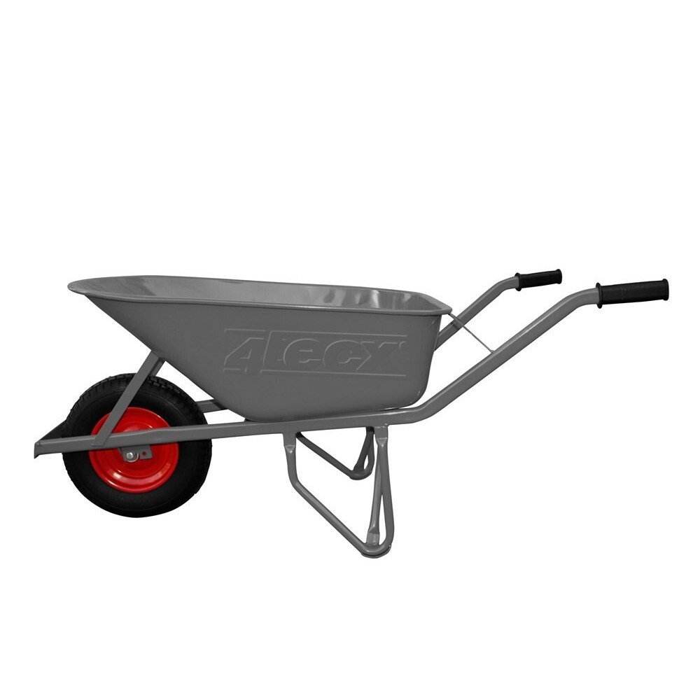 4tecx Kruiwagen 80ltr model basis grijs