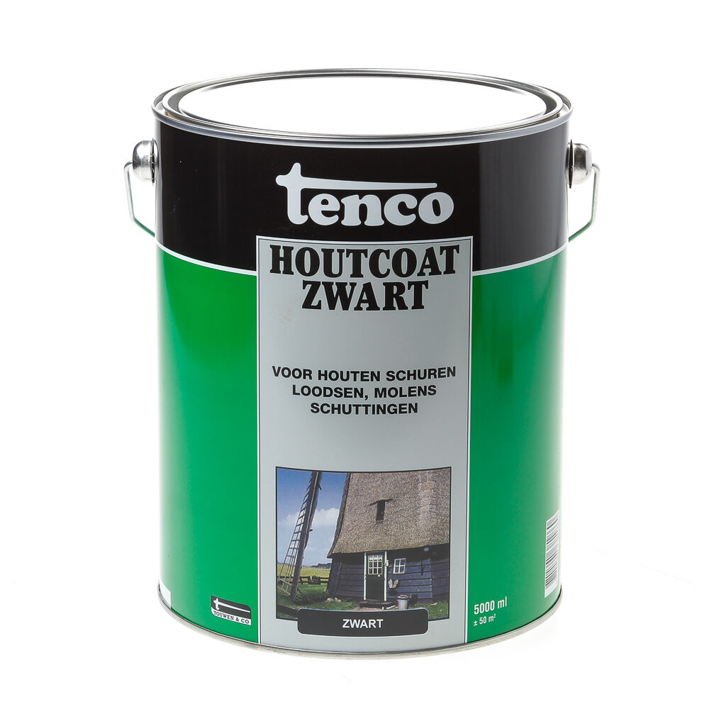 Tenco houtcoat zwart5l