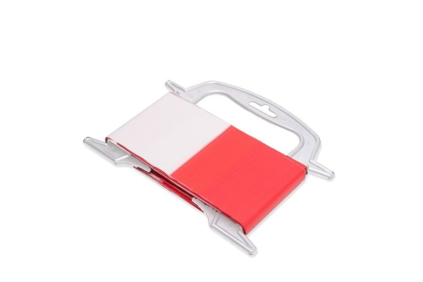 Afzetlint rood-wit 25 mtr. op haspel