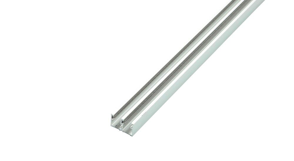 512/3000-Dubbele bovenrail 3000mm aluminium, EV1