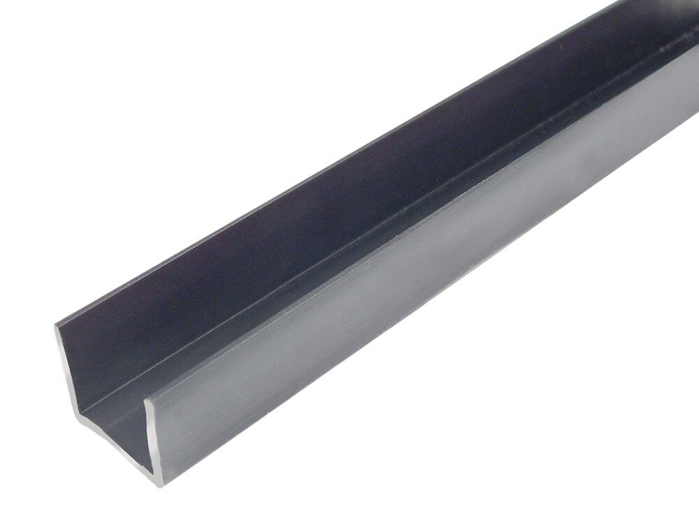 94P/5000-U-profiel 5000mm zwart