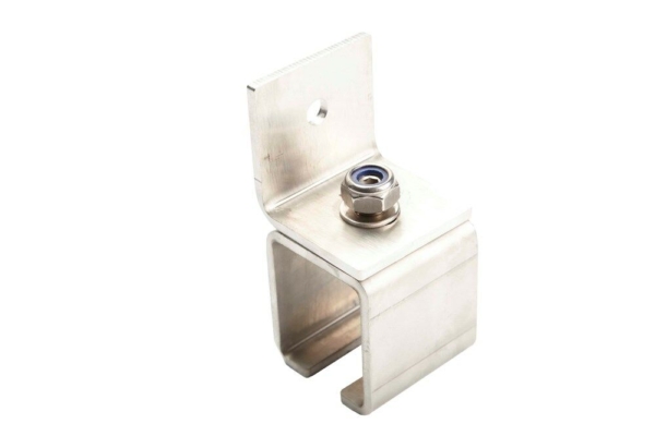 1/290RVS-Raildrager voor wandmontage, RVS