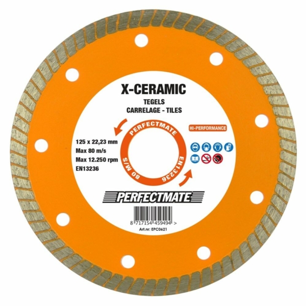 DIAM. ZAAG X-CERAMIC 125MM