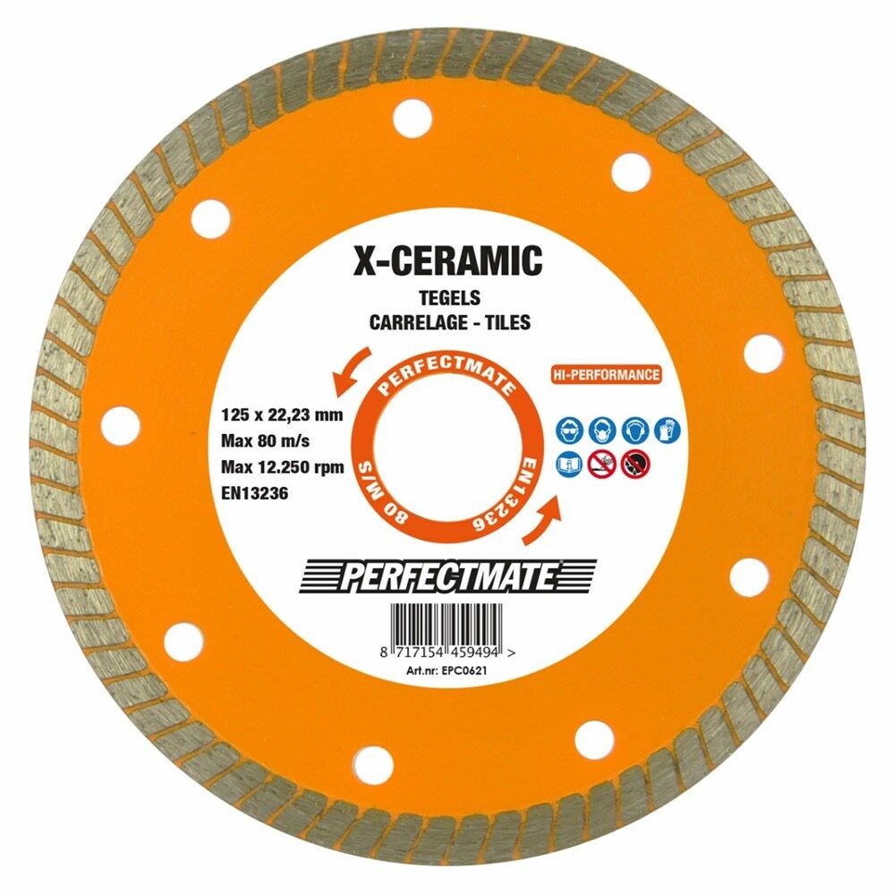 DIAM. ZAAG X-CERAMIC 125MM