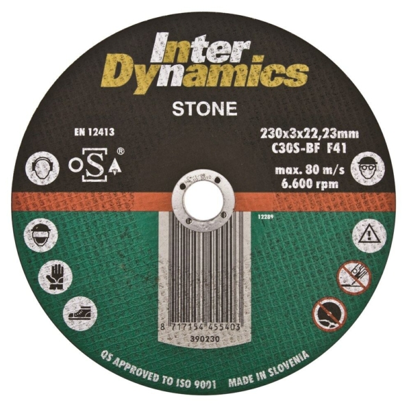 DOORSLIJPSCHIJF STEEN 230MM